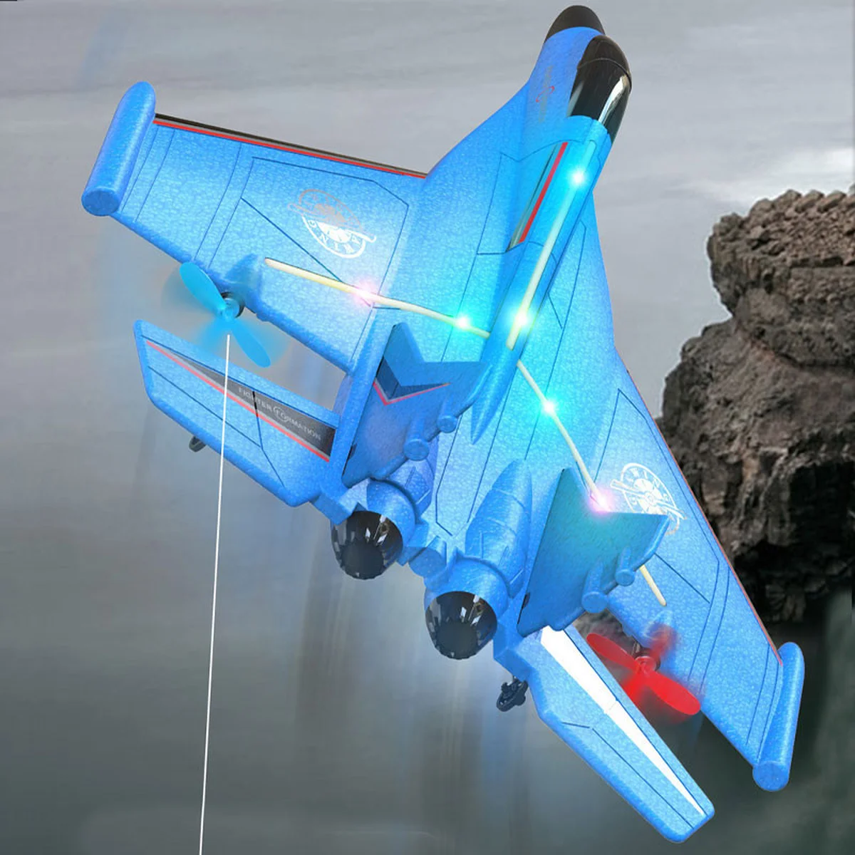 Самолет на радиоуправлении SCHE HW37 New Foam Blue
