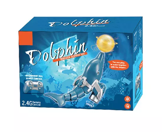 Лодка на радиоуправлении SHT 3738AD Dolphin 2.4G Blue / White