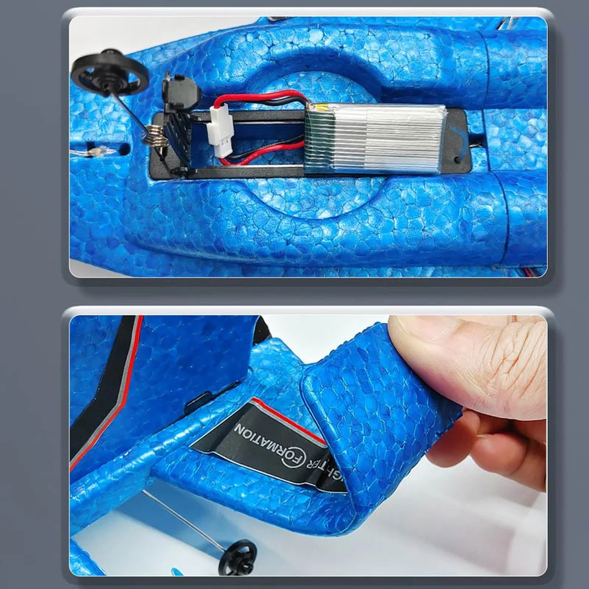 Самолет на радиоуправлении SCHE HW37 New Foam Blue