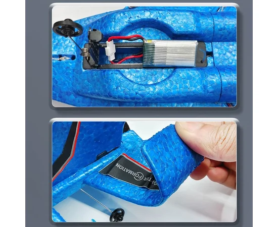 Самолет на радиоуправлении SCHE HW37 New Foam Blue