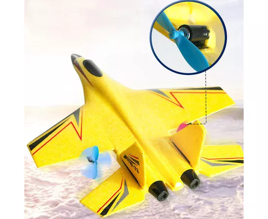 Літак на радіокеруванні SCHE HW33 New Foam Yellow