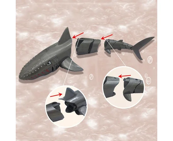 Лодка на радиоуправлении SHT FY666 Shark 2.4G Grey