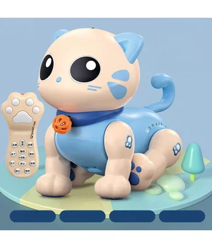 Интерактивная игрушка Котенок-Робот SHT K31 Blue