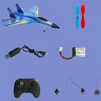 Літак на радіокеруванні SCHE HW33 New Foam Blue