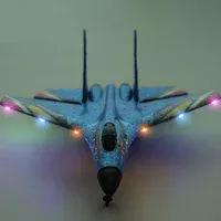 Літак на радіокеруванні SCHE HW28 SU27 Foam Blue