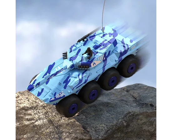 Бронетранспортер-амфібія на радіокеруванні SCHE Y1802 Blue