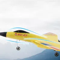 Літак на радіокеруванні SCHE HW28 SU27 Foam Yellow