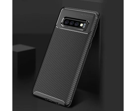 TPU чехол iPaky Kaisy Series для Samsung Galaxy S10+ Черный