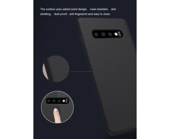 Чехол Nillkin Matte для Samsung Galaxy S10+ Черный