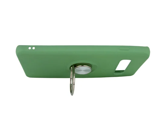 TPU чехол Summer ColorRing под магнитный держатель для Samsung Galaxy S10+ Салатовый