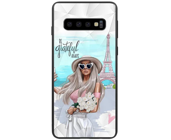 TPU+PC чехол Prisma Ladies для Samsung Galaxy S10+ Paris