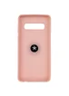 TPU чехол Summer ColorRing под магнитный держатель для Samsung Galaxy S10+ Розовый
