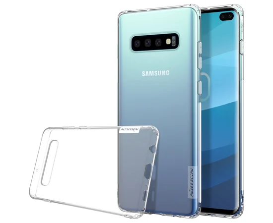 TPU чехол Nillkin Nature Series для Samsung Galaxy S10+ Бесцветный (прозрачный)