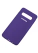 Чехол Silicone Cover Full Protective (AA) для Samsung Galaxy S10+ Фиолетовый / Purple