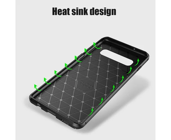 TPU чехол iPaky Kaisy Series для Samsung Galaxy S10+ Черный