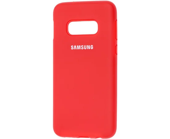 Чехол Silicone Cover Full Protective (AA) для Samsung Galaxy S10+ Красный / Red