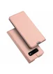 Чехол-книжка Dux Ducis с карманом для визиток для Samsung Galaxy S10+ Rose Gold