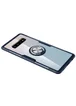 TPU+PC чехол Deen CrystalRing for Magnet (opp) для Samsung Galaxy S10+ Бесцветный / Темно-синий