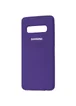 Чехол Silicone Cover Full Protective (AA) для Samsung Galaxy S10+ Фиолетовый / Purple