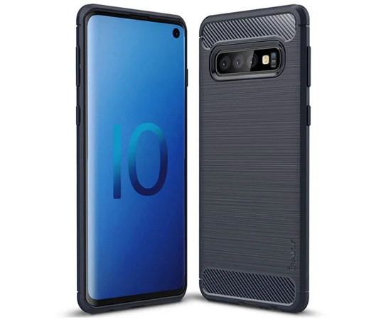 TPU чехол iPaky Slim Series для Samsung Galaxy S10+ Синий