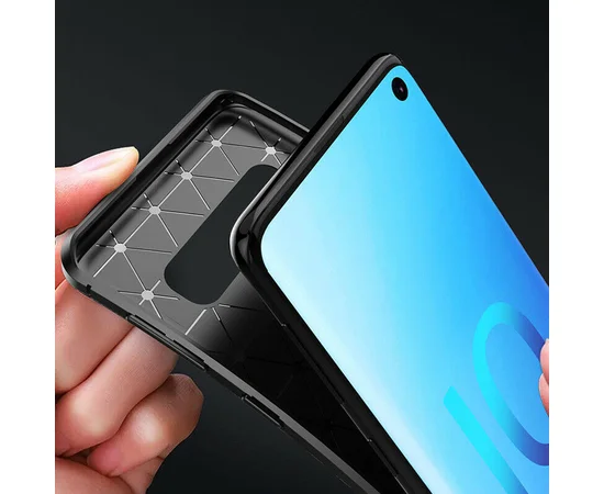 TPU чехол iPaky Kaisy Series для Samsung Galaxy S10+ Черный