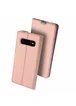 Чехол-книжка Dux Ducis с карманом для визиток для Samsung Galaxy S10+ Rose Gold