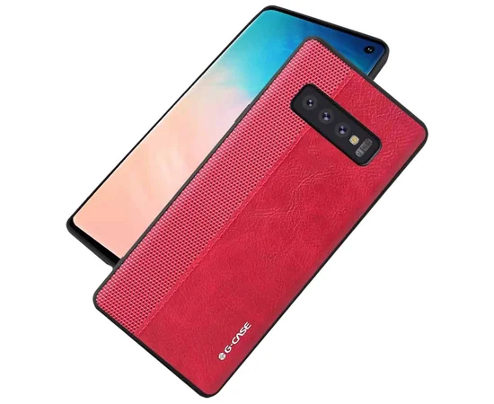 Чехол-накладка G-Case Earl Series для Samsung Galaxy S10+ Красный