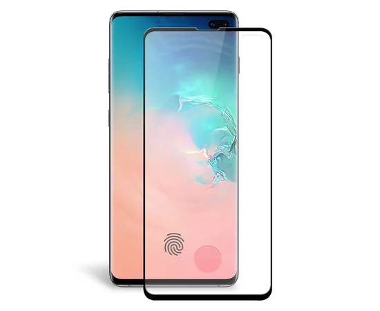 Полимерная пленка Polymer Nano (full glue)  для Samsung Galaxy S10+ Черный