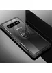 TPU+PC чехол Deen CrystalRing for Magnet (opp) для Samsung Galaxy S10+ Бесцветный / Черный