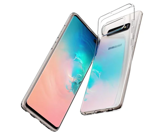 TPU чехол Epic Premium Transparent для Samsung Galaxy S10+ Прозрачный / Transparent