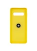 TPU чехол Summer ColorRing под магнитный держатель для Samsung Galaxy S10+ Желтый