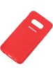 Чехол Silicone Cover Full Protective (AA) для Samsung Galaxy S10+ Красный / Red
