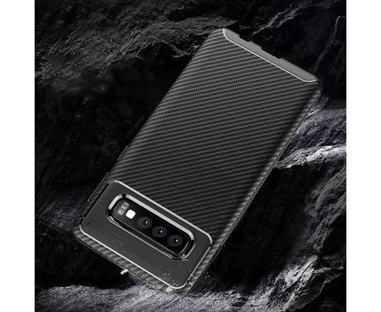 TPU чехол iPaky Kaisy Series для Samsung Galaxy S10+ Черный