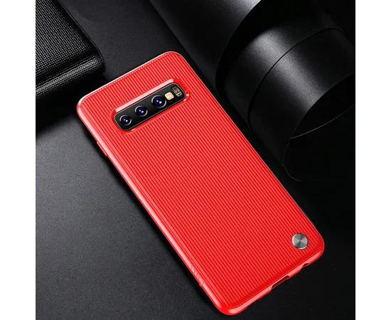 TPU чехол iPaky Suitcase Series для Samsung Galaxy S10+ Красный