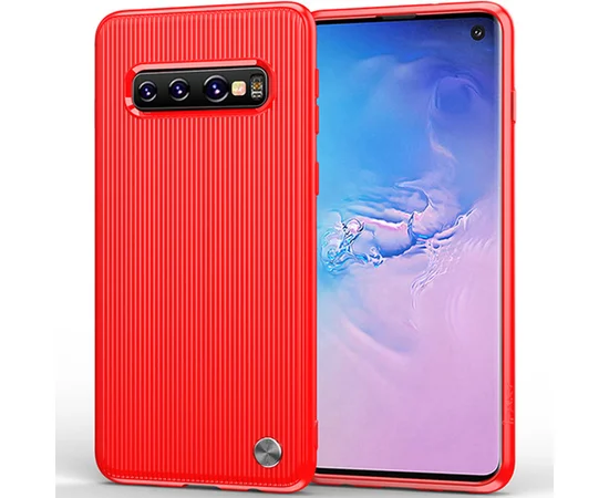 TPU чохол iPaky Suitcase Series для Samsung Galaxy S10 + Червоний