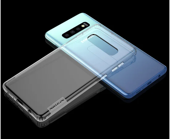 TPU чехол Nillkin Nature Series для Samsung Galaxy S10 Бесцветный (прозрачный)