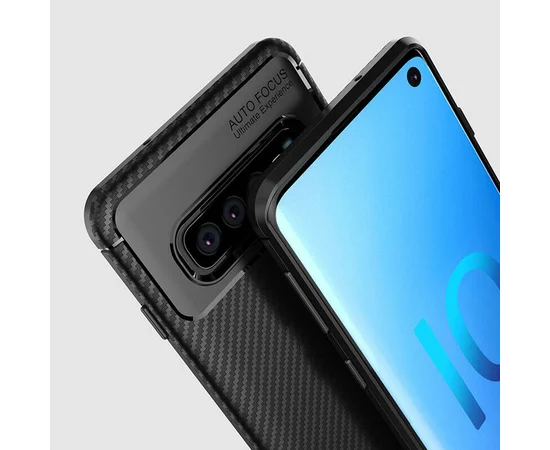 TPU чехол iPaky Kaisy Series для Samsung Galaxy S10 Черный