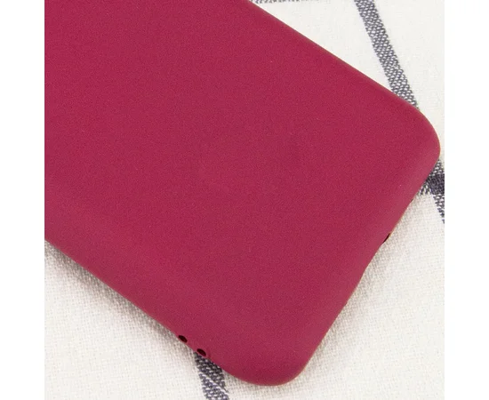 Чехол Silicone Cover My Color Full Camera (A) для Samsung Galaxy S10 Бордовый / Marsala