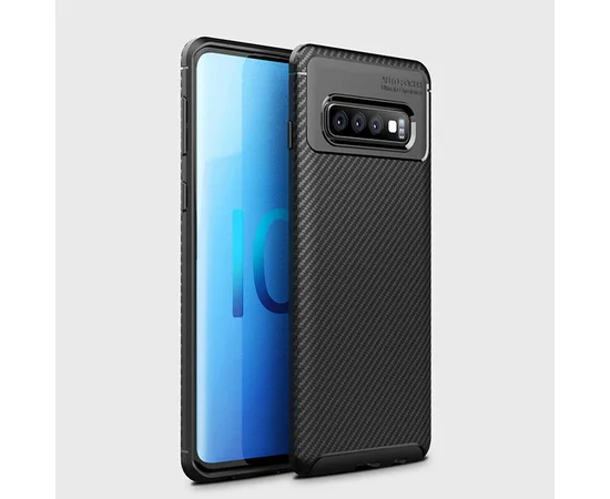 TPU чехол iPaky Kaisy Series для Samsung Galaxy S10 Черный