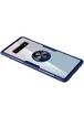 TPU+PC чехол Deen CrystalRing for Magnet (opp) для Samsung Galaxy S10 Бесцветный / Синий