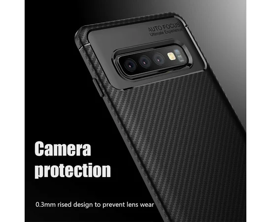 TPU чехол iPaky Kaisy Series для Samsung Galaxy S10 Черный