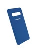 Чехол Silicone Cover (AA) для Samsung Galaxy S10 Синий / Navy Blue