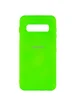 Чехол Silicone Cover My Color Full Protective (A) для Samsung Galaxy S10 Салатовый / Neon green