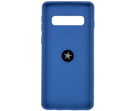 TPU чехол Summer ColorRing под магнитный держатель для Samsung Galaxy S10 Синий