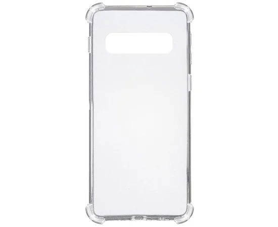 TPU чохол GETMAN Ease logo посилені кути для Samsung Galaxy S10 Безбарвний (прозорий)