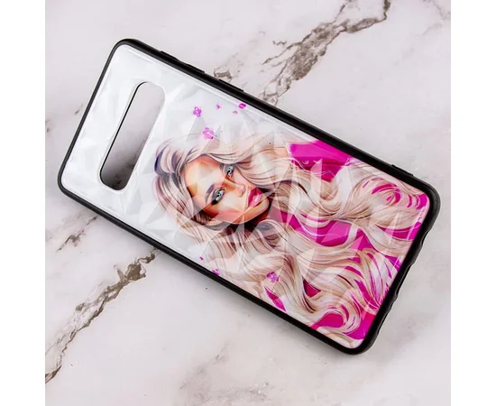 TPU+PC чехол Prisma Ladies для Samsung Galaxy S10 Pink