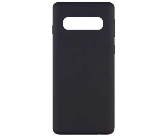 Чехол Silicone Cover Full without Logo (A) для Samsung Galaxy S10 Черный / Black