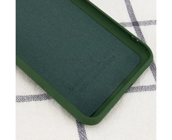 Чехол Silicone Cover My Color Full Camera (A) для Samsung Galaxy S10 Зеленый / Dark green