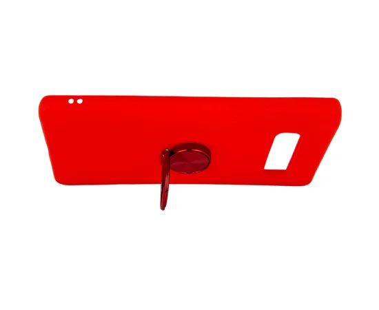 TPU чехол Summer ColorRing под магнитный держатель для Samsung Galaxy S10 Красный