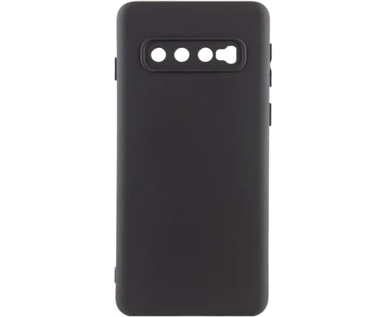 Чехол Silicone Cover Lakshmi Full Camera (A) для Samsung Galaxy S10 Черный / Black